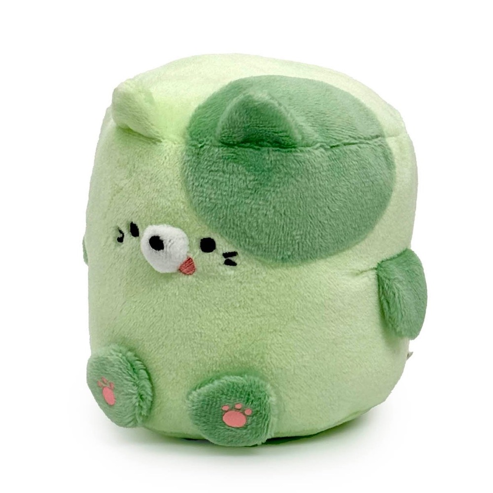 So Kawaii! Marshmallow Funky Green Kitty Cube Plushie
